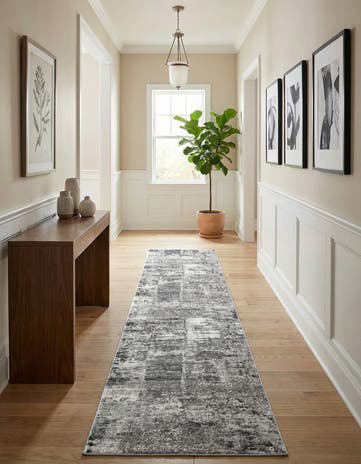 Gray Finsbury Runner Rug