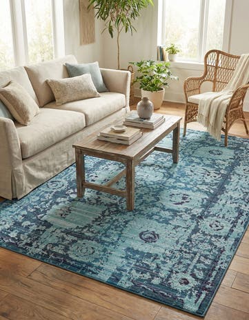 8' x 11' Washable Fleur Rug