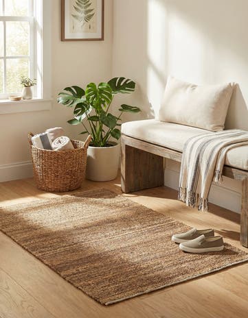 3' 1 x 5' 1 Hand Woven Palm Beach Jute Rug