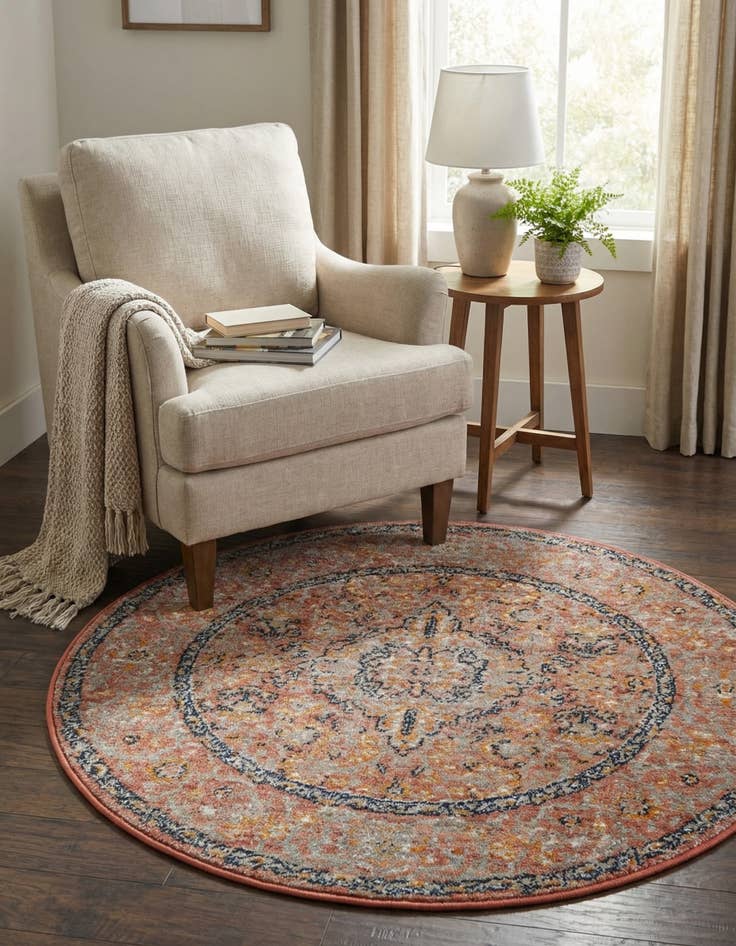 Detail image of 3' 3 x 3' 3 Lola Round Rug