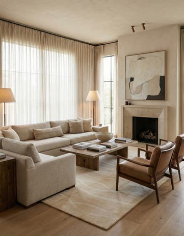 6' 7 x 9' 11 Hand Knotted Darya Wool Rug