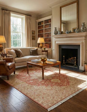 4' 10 x 7' Hand Knotted Tabriz Persian Rug