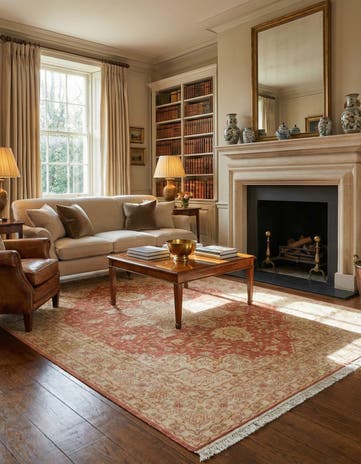 4' 10 x 7' Hand Knotted Tabriz Persian Rug