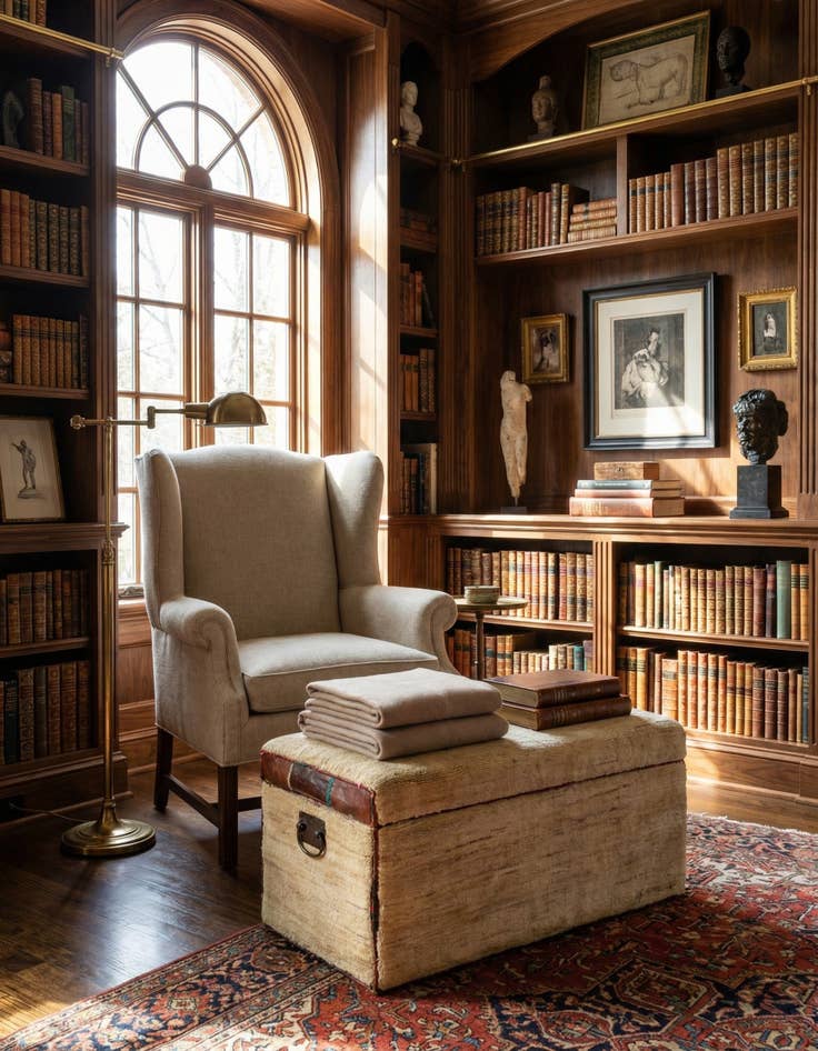 Detail image of  1' 6 x 3'  Hand Knotted Furniture Trunk