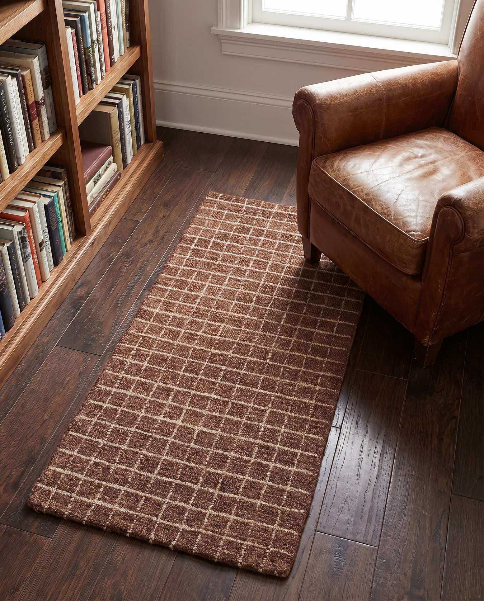 2' x 4' 1 Heritage Line Wool Runner Rug
