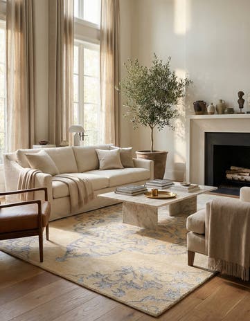 5' x 8' Hand Knotted Darya Rug