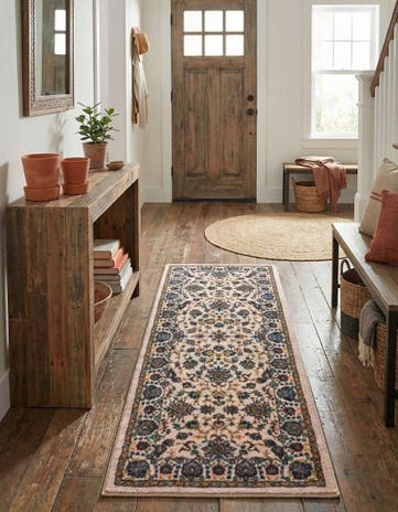 Ivory Medina Runner Rug