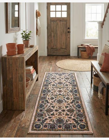 Ivory Medina Runner Rug