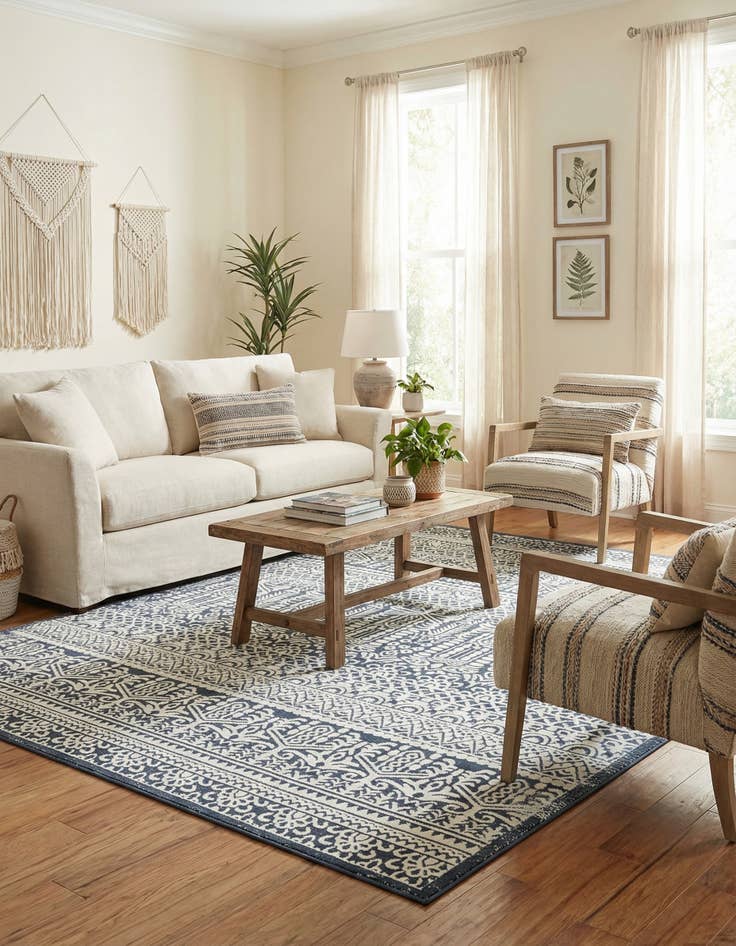 Detail image of Jill Zarin 7' 10 x 10' Uptown Cloisters Rug