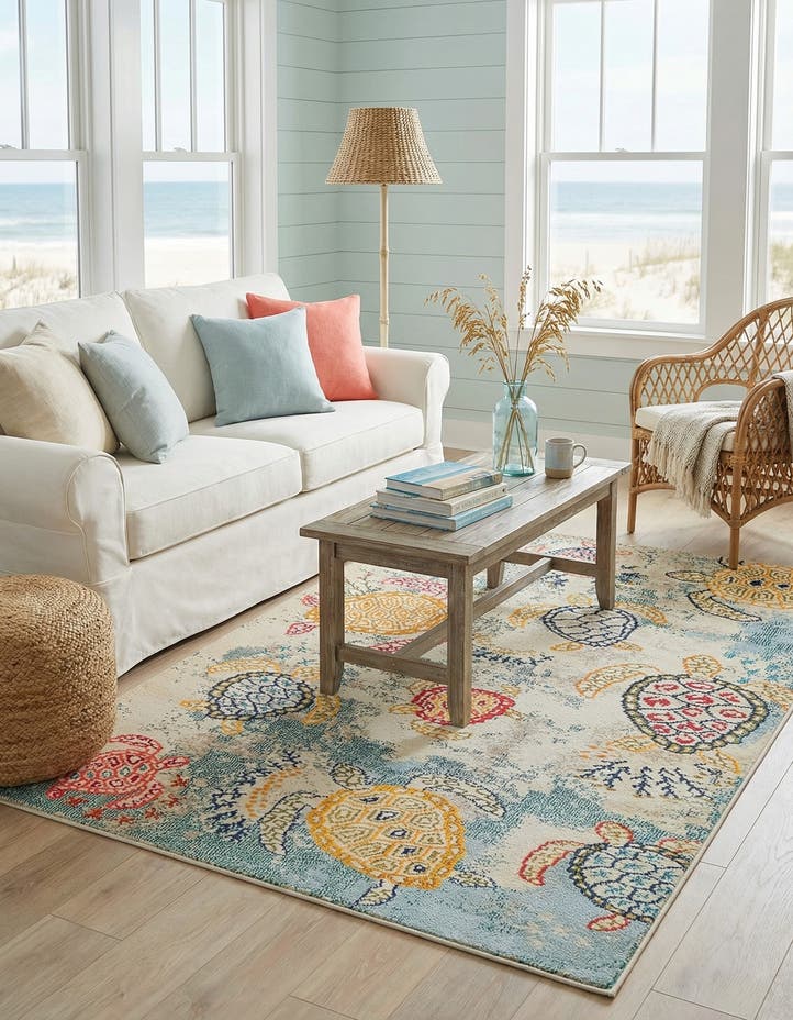 4' x 6' Washable Amalfi Rug