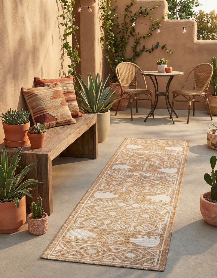 2' x 8' Easy-Clean Southwestern Indoor / O...