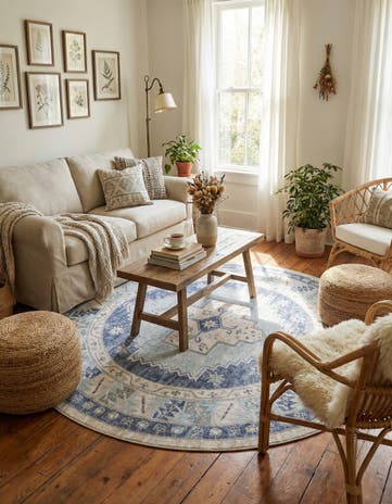 7' 10 x 7' 10 Whitney Round Rug
