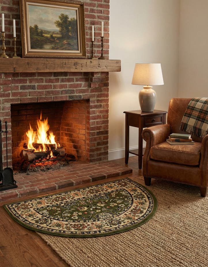 2' 7 x 4' Yasmin Hearth Rug