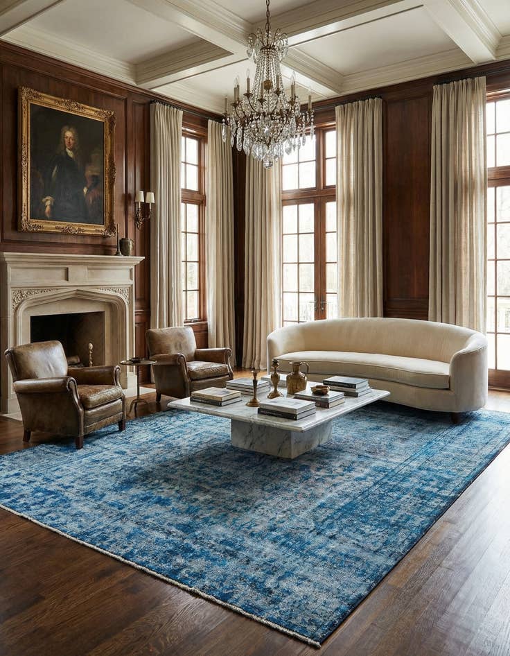 Detail image of 9' 9 x 12' 11 Vintage Royal Wool Rug