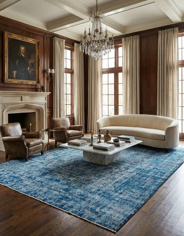 9' 9 x 12' 11 Vintage Royal Wool Rug