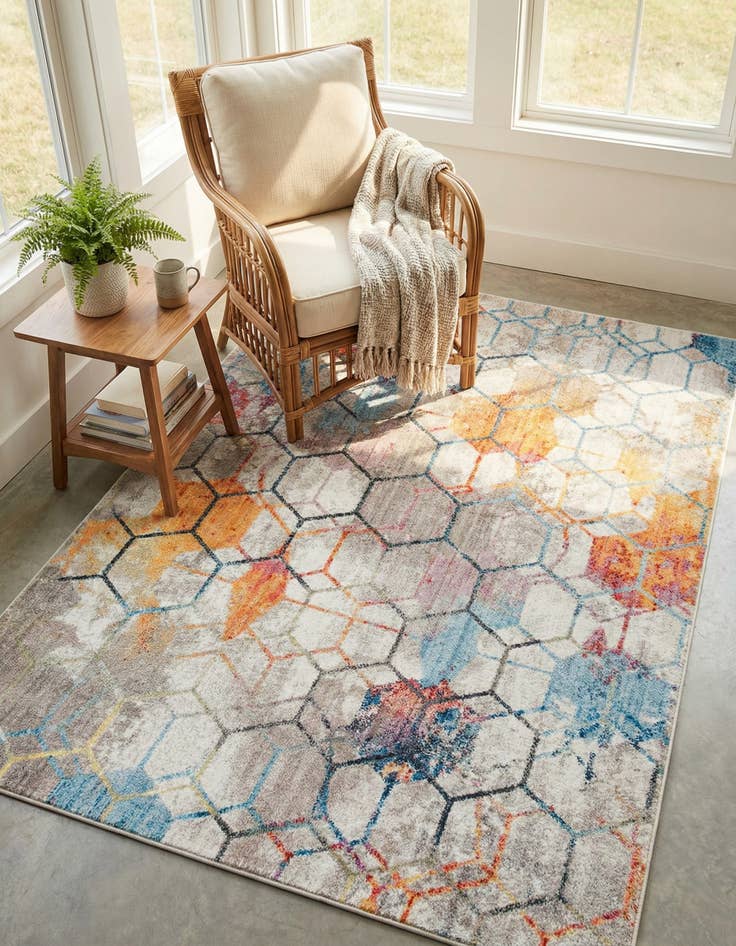 Detail image of  5' 3 x 7' 10 Andromeda Rug