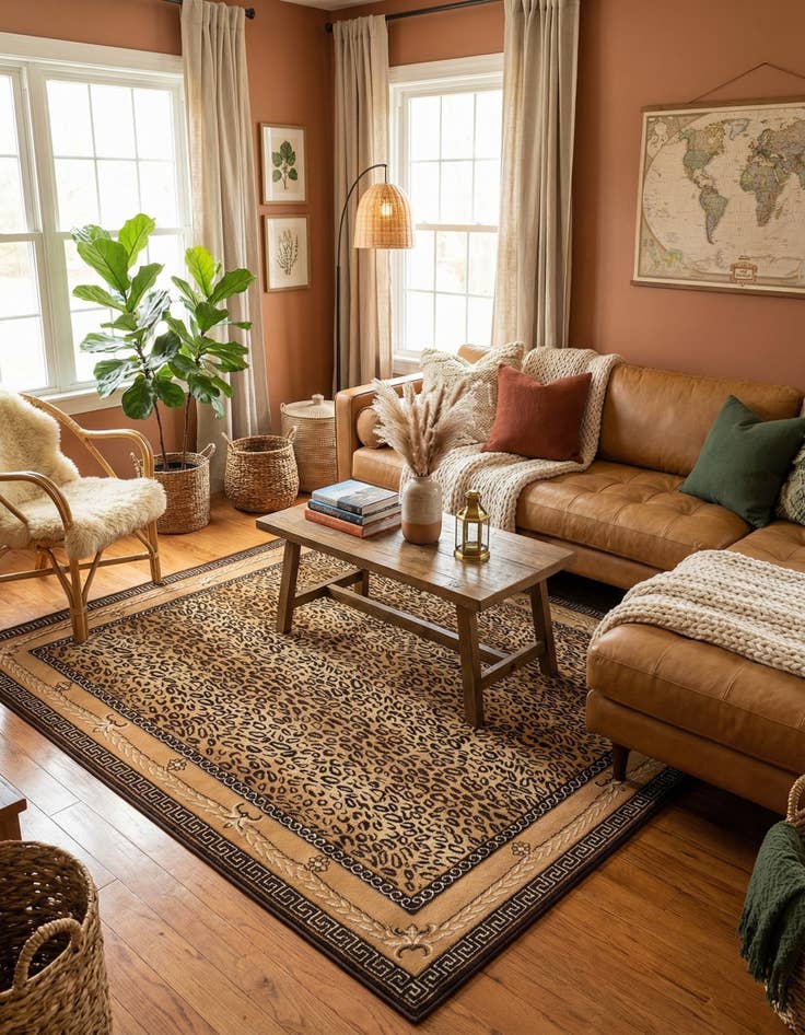 Detail image of 10' x 10' Safari Square Rug