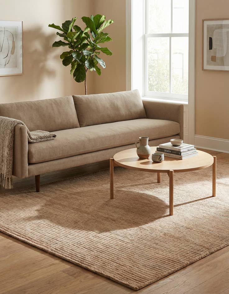 Detail image of  2' 8 x 5'  Hand Knotted Darya Wool Rug