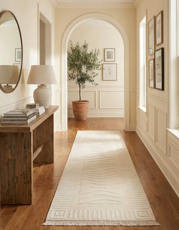 2' 8 x 9' 10 Hand Knotted Darya Wool Runner Rug