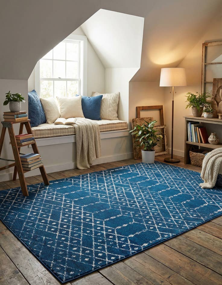 Detail image of 6' x 9' Paxon Trellis Rug