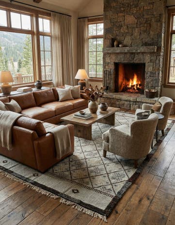 8' 4 x 12' 6 Hand Knotted Darya Wool Rug