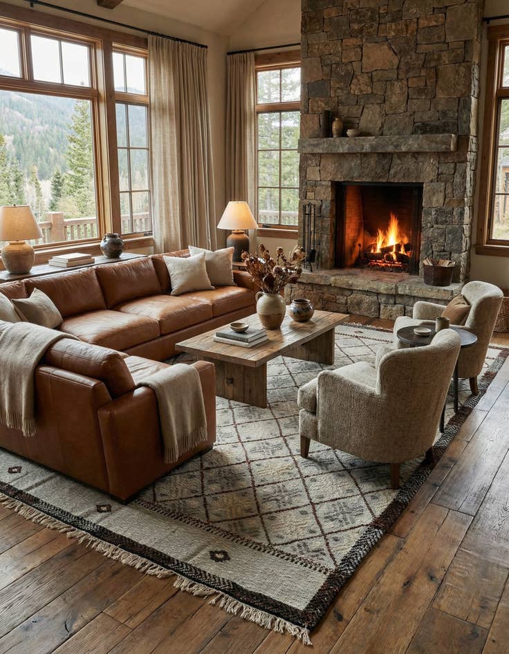 Detail image of 8' 4 x 12' 6  Hand Knotted Darya Wool Rug