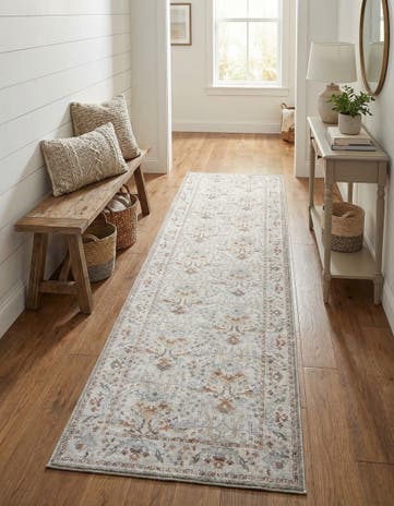 2' 7 x 12' Washable Timeless Runner Rug