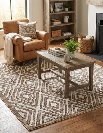 5' 3 x 5' 3 Hermitage Square Rug