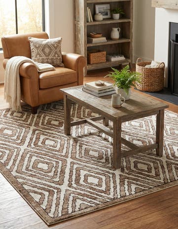 5' 3 x 5' 3 Hermitage Square Rug