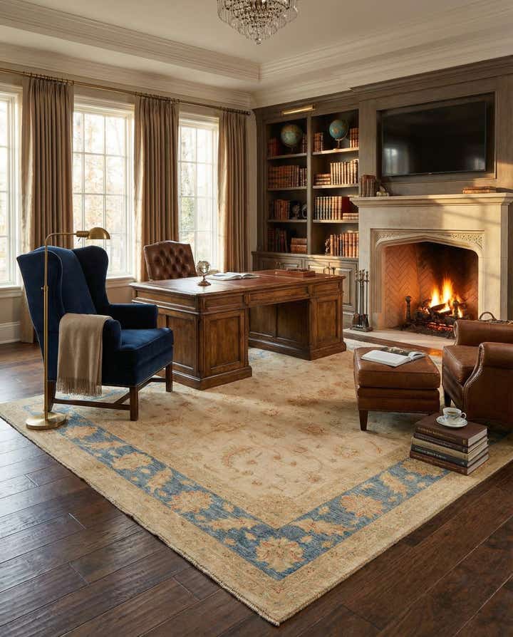 8' 4 x 11' 3 Kaizar Wool Rug