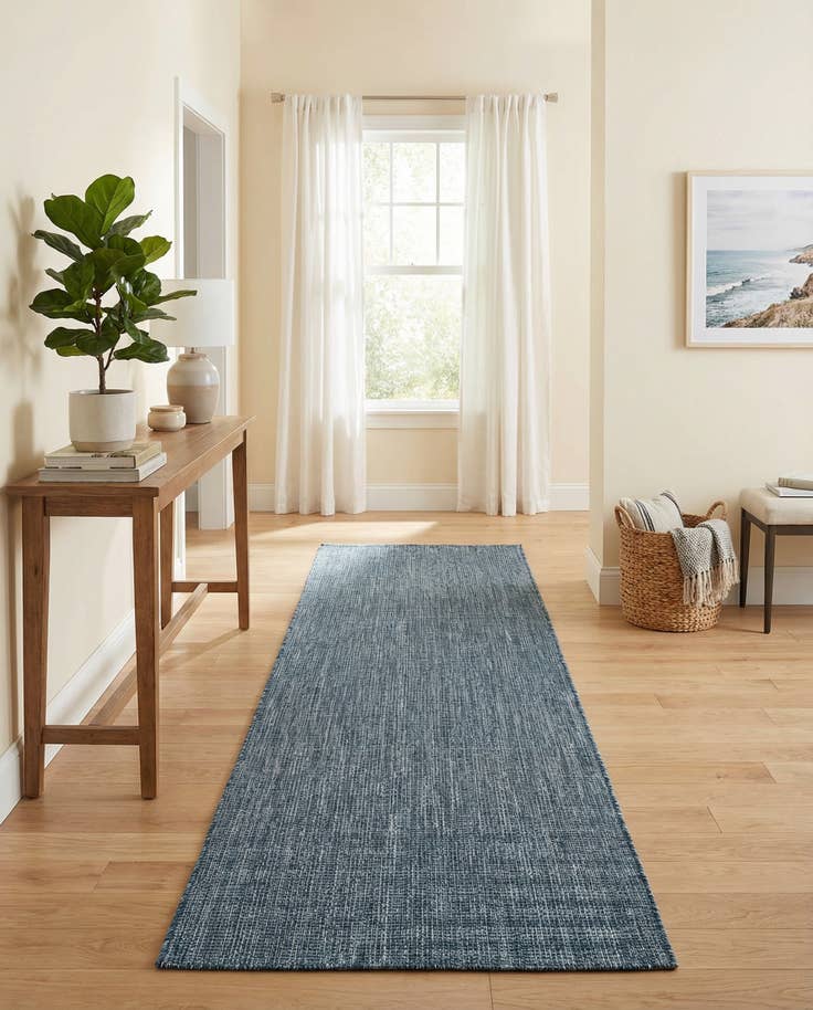 Detail image of 2' 7 x 10' Easy-Clean Solid Indoor / Outdoor Runner Rug