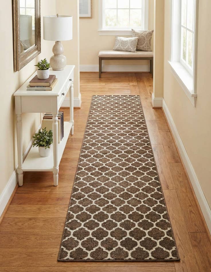 Detail image of 2' 7 x 16' 5 Trellis Runner Rug