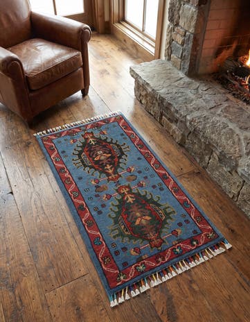 1' 8 x 3' 1 Hand Knotted Ariana Ziegler Rug