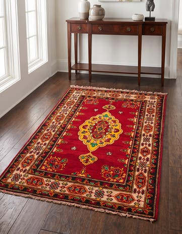 3' 5 x 6' Hand Knotted Anatolian Wool Rug