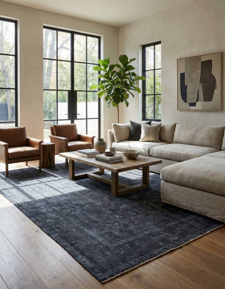 Detail image of 9' 5 x 12' 8  Hand Knotted Ultra Vintage Persian Wool Rug