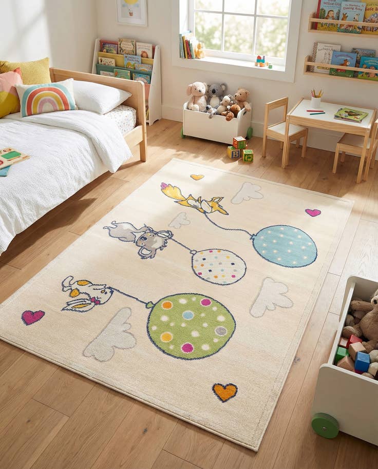 Detail image of 5' 3 x 7' 7 Easy-Clean Indoor / Outdoor Rug