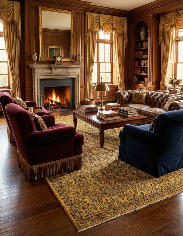 Detail image of  6' 11 x 10' Birjend Wool Rug