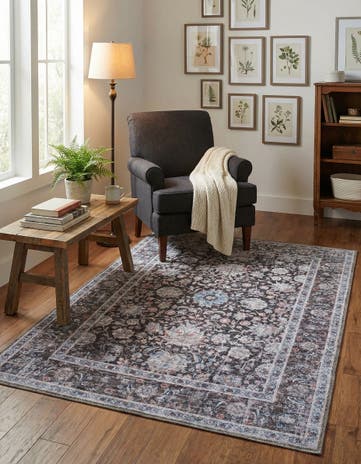 4' x 6' Washable Yara Rug