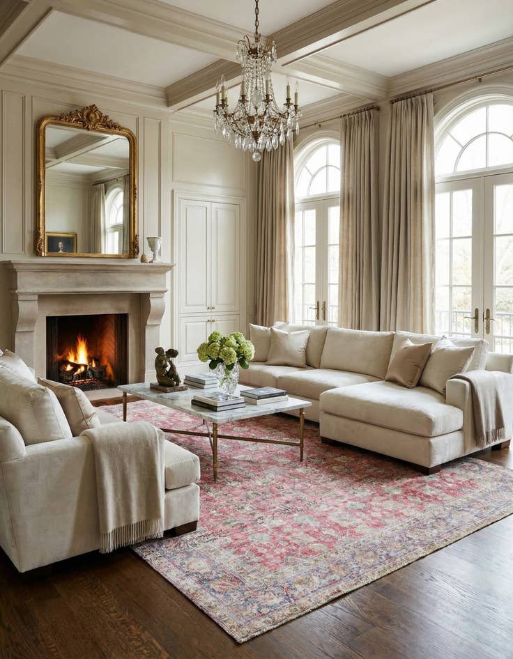 Detail image of 9' 7 x 12' 6  Hand Knotted Ultra Vintage Persian Wool Rug