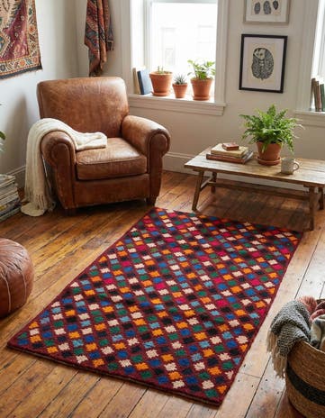 3' x 4' 7 Hand Knotted Balouch Wool Rug
