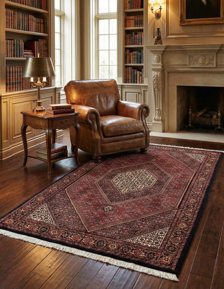 Detail image of 3' 8 x 5' 11 Bidjar Wool Rug