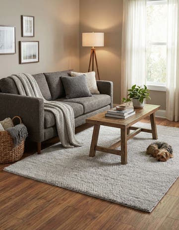 5' 3 x 7' 10 Soft Touch Shag Rug