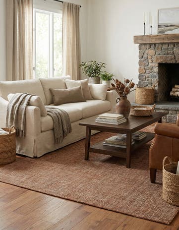 5' 1 x 8' Hand Woven Jill Zarin English Manor Wool Rug