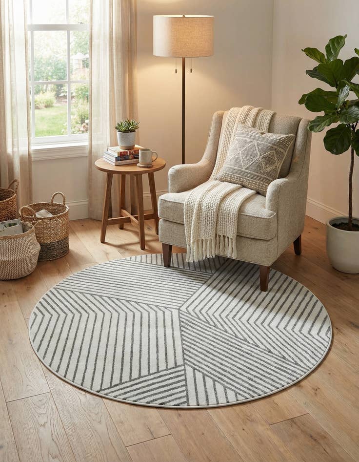 Detail image of  10' x 10' Oslo Round Rug