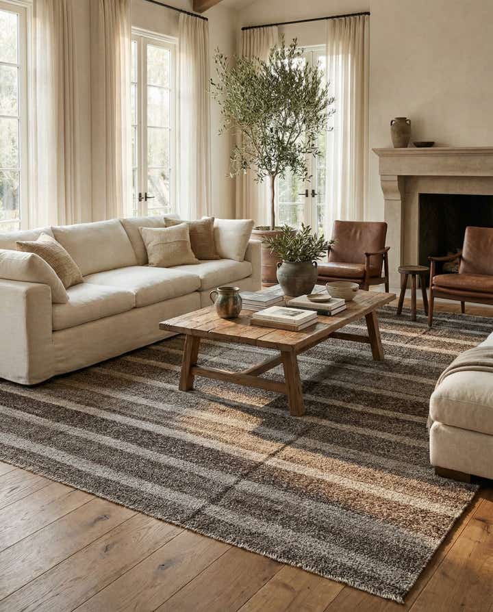 9' 9 x 11' 3 Hand Woven Darya Wool Rug