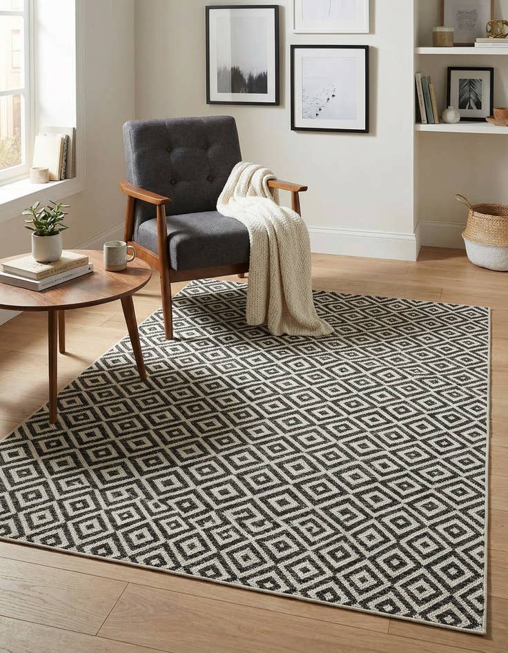 Detail image of 1' 4 x 1' 4  Washable Jill Zarin Costa Rica Indoor / Outdoor Sample Rug