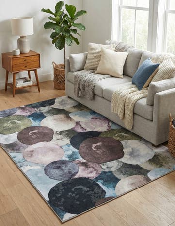 Multi Gray Medina Rug