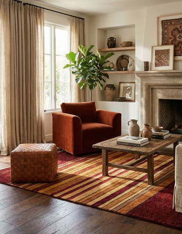 4' 4 x 6' 6 Juma Wool Rug