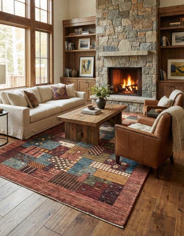 6' 11 x 10' 1 Gabbeh Rug