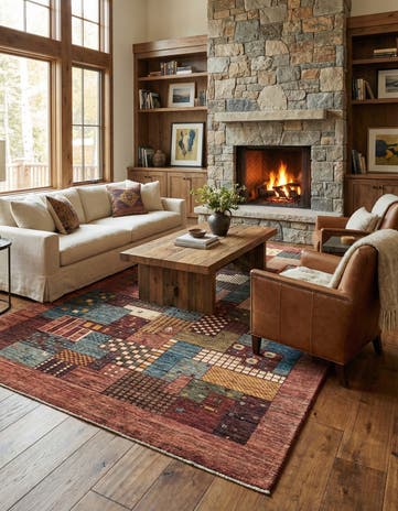6' 11 x 10' 1 Gabbeh Rug